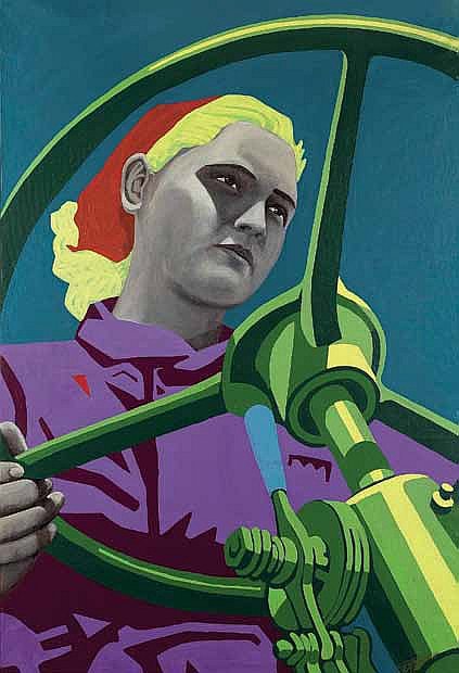 Георгий Гурьянов. Трактористка. 1989
