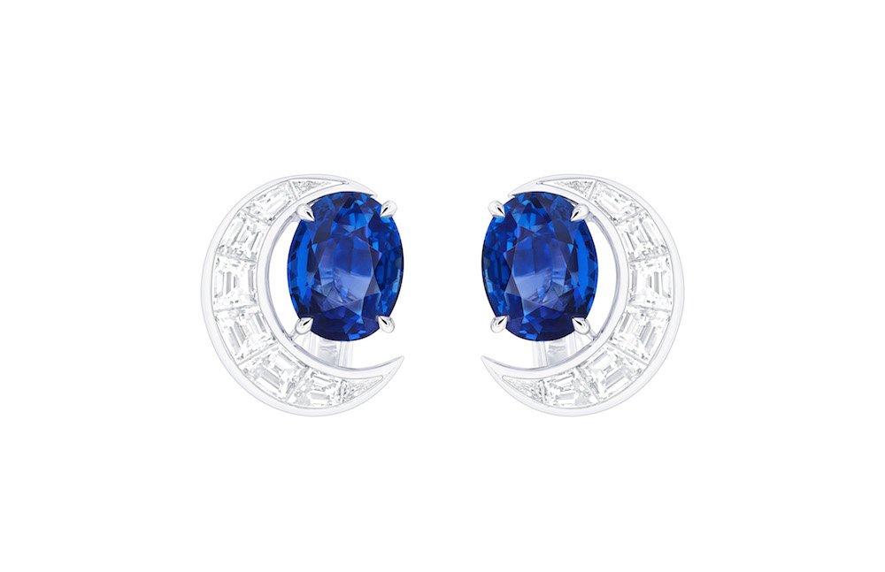 Серьги из линии Lune Bleue. Фото: Louis Vuitto