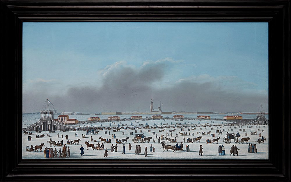 Иоганн Барт. «Зимний праздник на Неве». Около 1815 года. Фото: Hermitage Fine Art