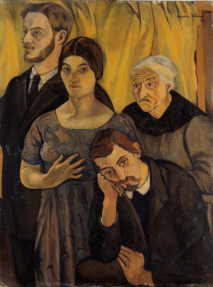 Сюзанна Валадон. Портрет семьи. 1912