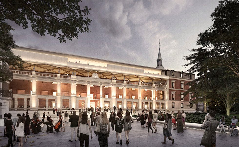 View of the new south entrance. Courtesy of Foster + Partner