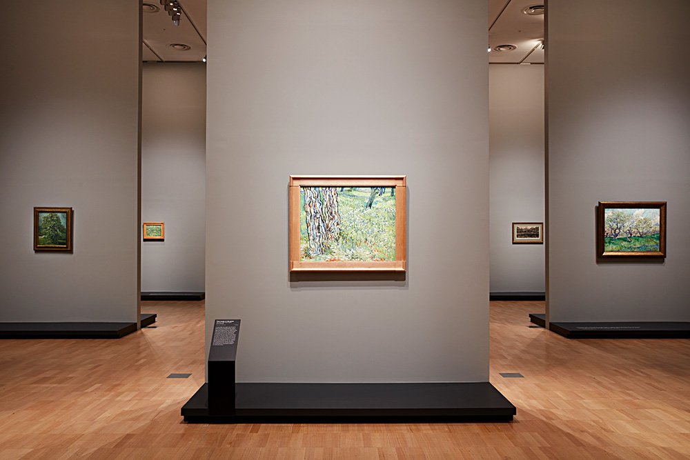 Полотно Винсента ван Гога на выставке в Национальной галерее Виктории в  Мельбурне. Фото: National Gallery of Victoria