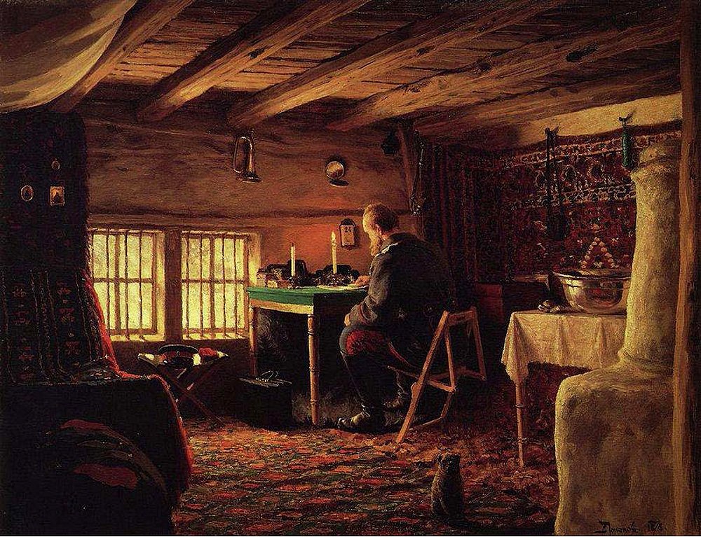 Василий Поленов. «Комната командующего Рущукским отрядом великого князя Александра Александровича в Брестовце». 1878. Фото: Русский музей/The State Russian Museum