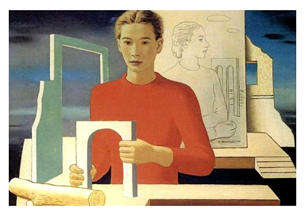 RAM (Руджеро Альфредо Микаэллес). «Портрет жены художника». 1935. Архив Тайата — RAM, Флоренция. Фото: Архив семьи Бузири Вичи — Ятта, архив Тайата — RAM и Риккардо Микаэллеса