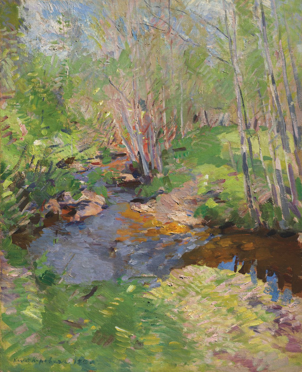 Константин Коровин. "Лесной ручей". Продано на Christie's за £317 тыс. Фото: Christie'