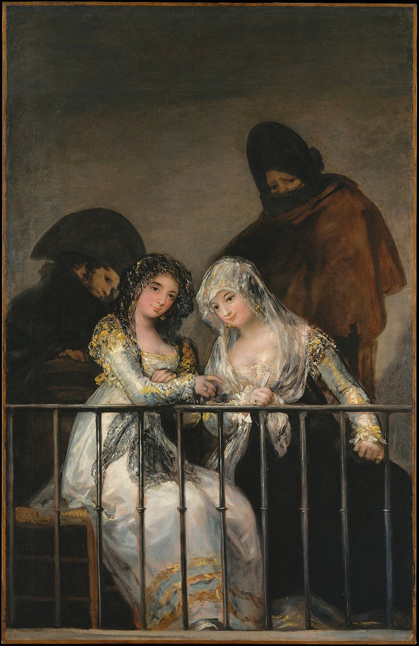 Приписывается Гойе. «Махи на балконе». 1835. Фото: The Metropolitan Museum of Art