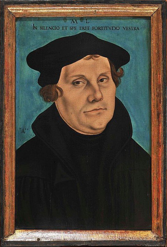 Лютер. 1525. Лукас Кранах Старший