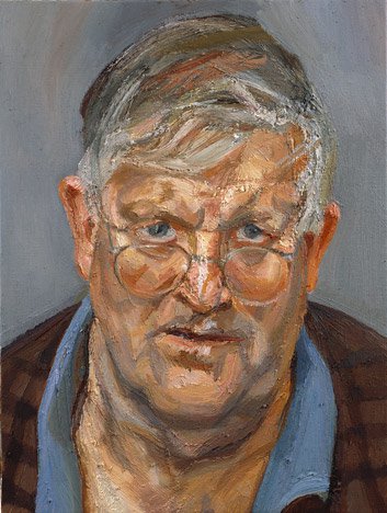 Люсьен Фрейд. Портрет Дэвида Хокни. 2002. Фото: Tate, Londo