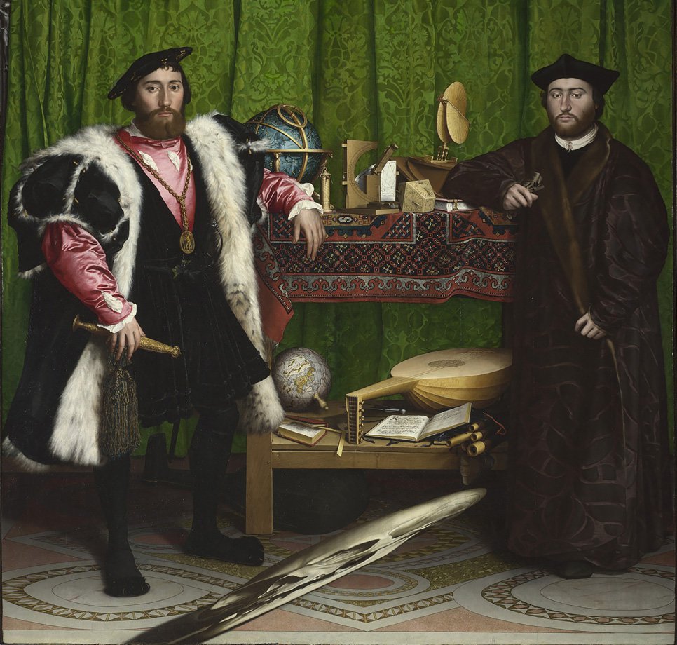Ганс Гольбейн Младший. «Послы». 1533. Национальная галерея, Лондон. Фото: National gallery, Londo