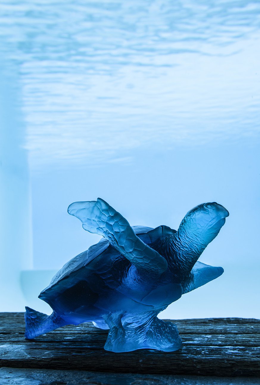Скульптура морской черепахи из коллекции Mer de Corail. Фото: Daum