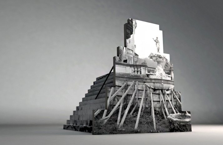 Трехмерная модель объекта арт-группы Peles Empire для Скульптурных проектов Мюнстера 2017 г. Courtesy of Skulptur Projekte Münster