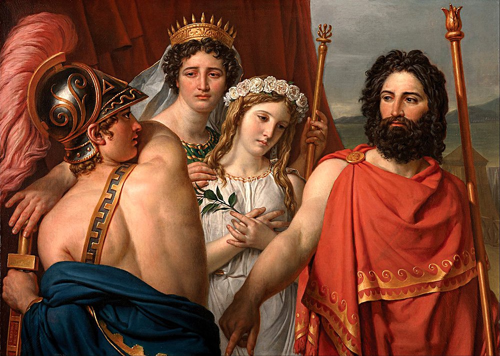 Жак-Луи Давид. «Гнев Ахилла». 1819. Фото: Google Art Project