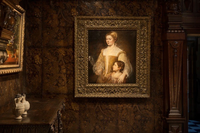 Отреставрированный «Портрет молодой женщины c дочерью» Тициана в Доме Рубенса в Антверпене.  Фото: Rubens House