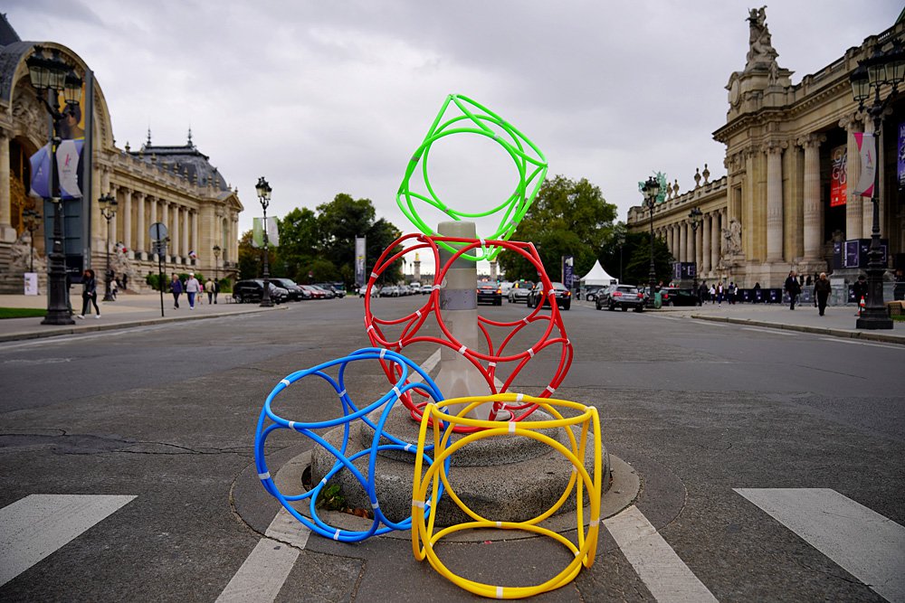 Йона Фридман. «Проект для музея без здания». Фото: Christophe Brachet/FIAC