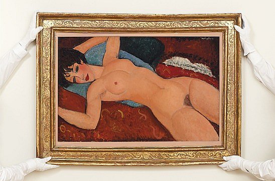 Лежащая обнаженная. Амедео Модильяни.1917