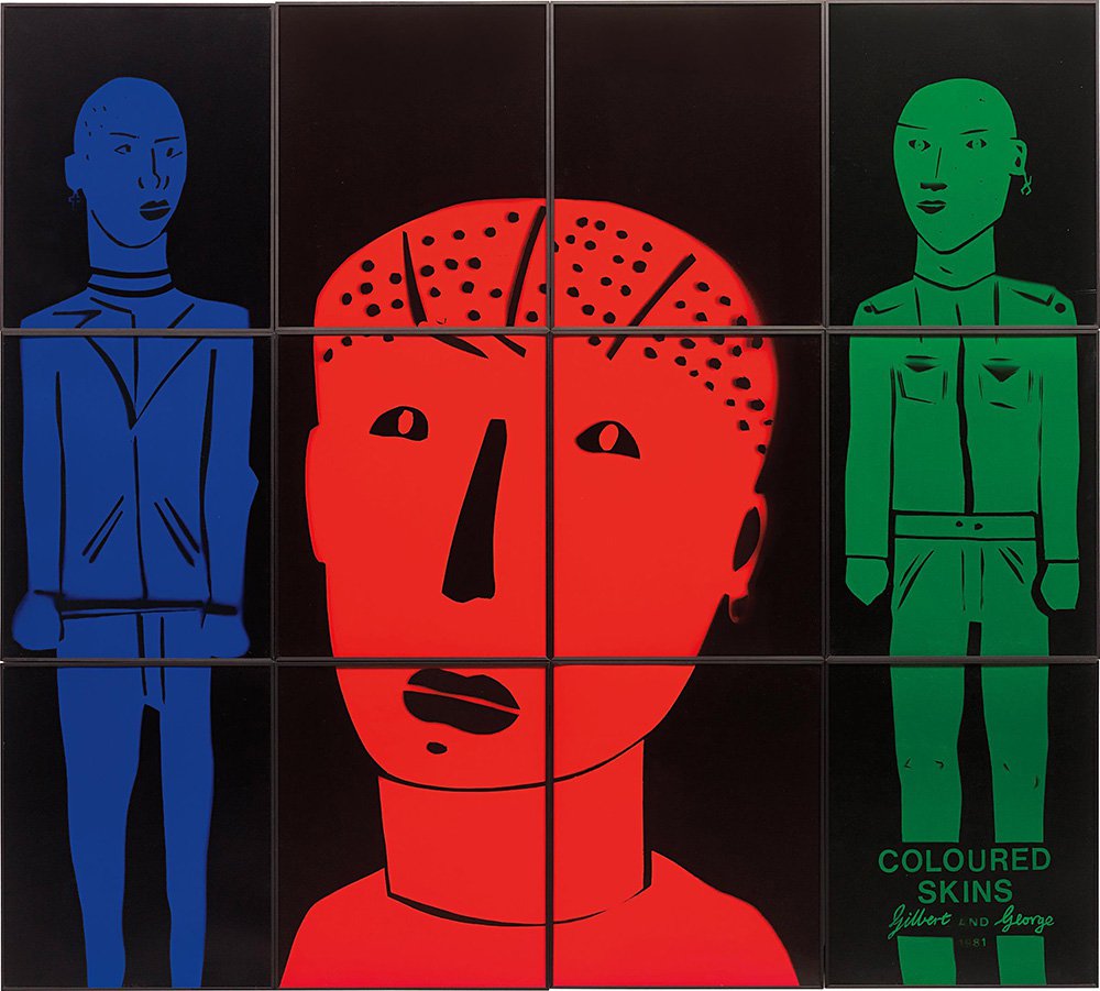 Гилберт и Джордж. Из серии «Цветная кожа». 1981. Фото: Gilbert & George