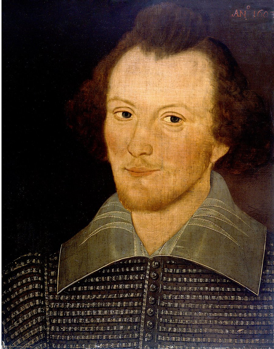 Портрет Сандерс с изображением предположительно Уильяма Шекспира. Фото: Wikipedia Commo