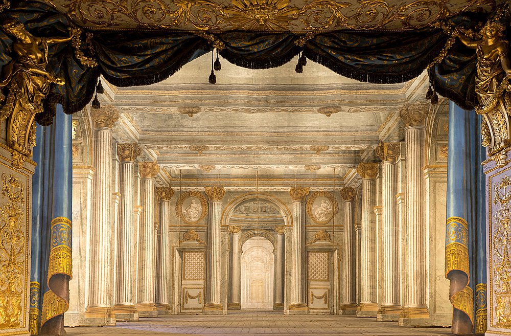 Жан-Мишель Моро Младший (1741–1814). Общий вид королевской оперыв Версальском дворце. Courtesy of Château de Versaill es, J.-M. Manaï