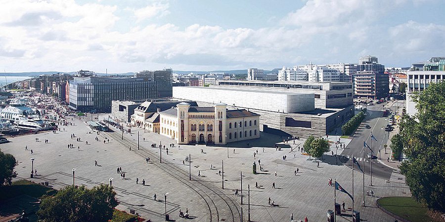 Вид на новое здание Национального музея в Осло. Фото: Nasjonalmuseet
