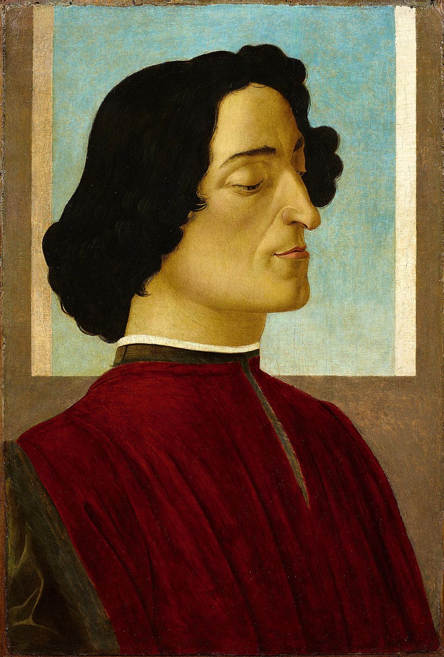 Сандро Боттичелли. «Портрет Джулиано Медичи». 1478–1480. Фото: Fondazione Accademia Carrara