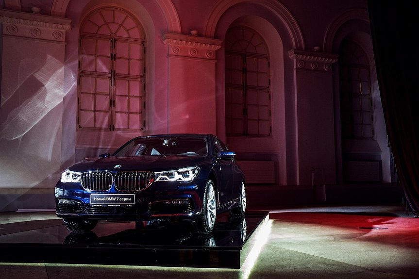 Партнер церемонии BMW Group Russia представил новый BMW 7-й серии. Фото: Алексей Горов