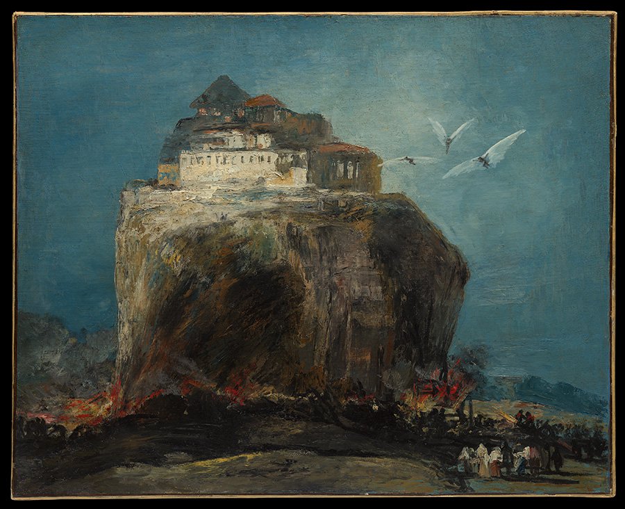 Анонимный последователь Гойи. «Город на скале». Около 1850–1875. Фото: The Metropolitan Museum of Art