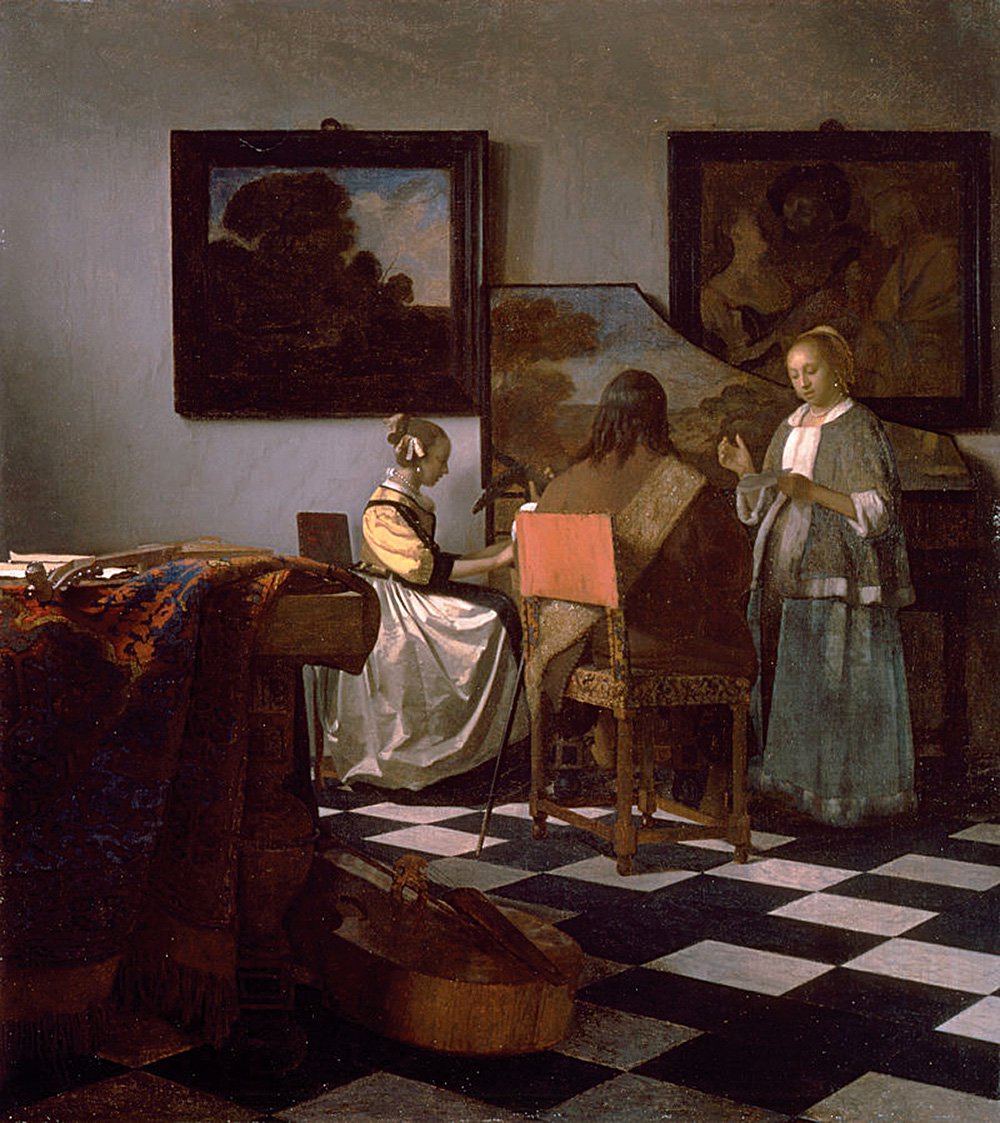 Ян Вермеер. «Концерт». Украдена в 1990 г. Фото: Isabella Stewart Gardner Museum, Bosto