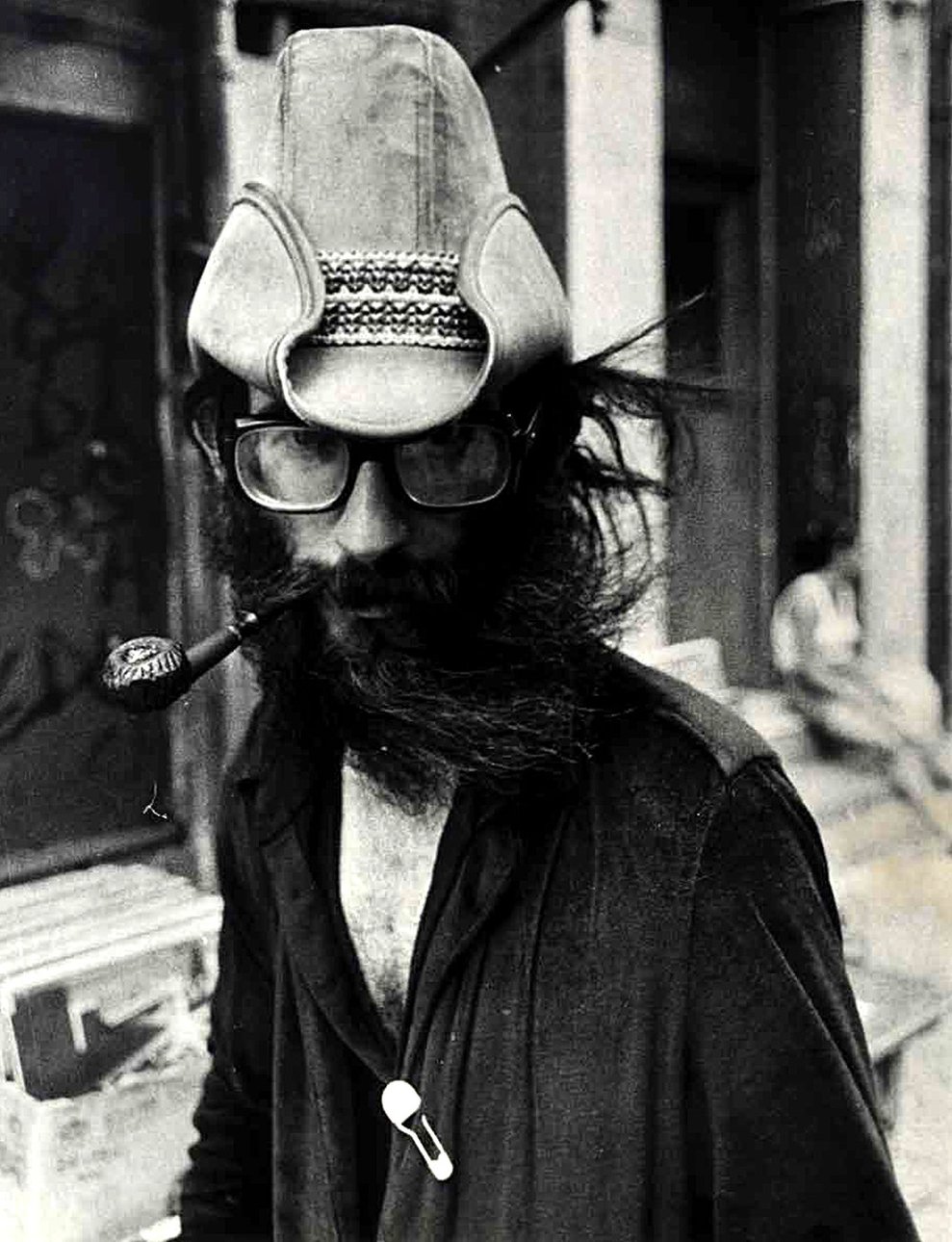 Леон Левинстайн. «Мужчина с бородой». 1953. Ранний серебряно-желатиновый отпечаток. Фото: Еврейский музей и центр толерантности