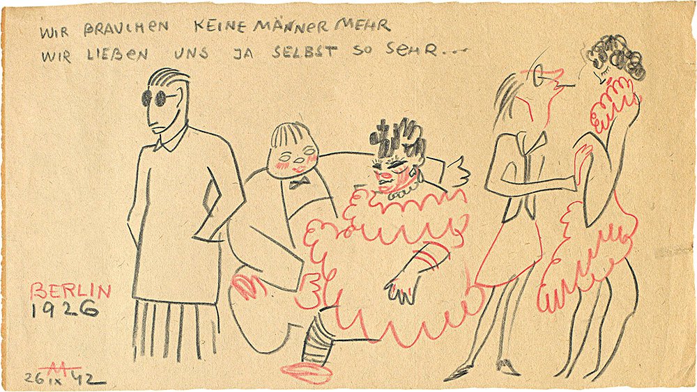 Сергей Эйзенштейн. «Берлин». 1926. Из цикла «Воспоминания о путешествиях». Фото: РГАЛИ