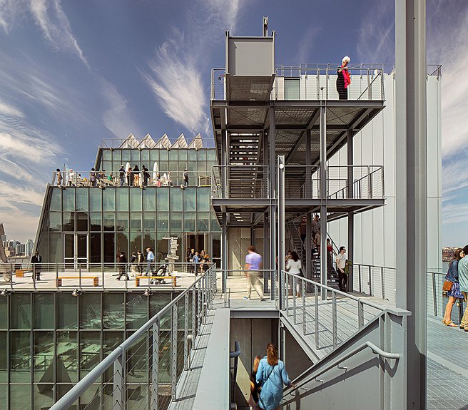 Музей американского искусства Уитни в Нью-Йорке. Архитектор Ренцо Пьяно. 2015. Фото: Niclehoux / RPBW