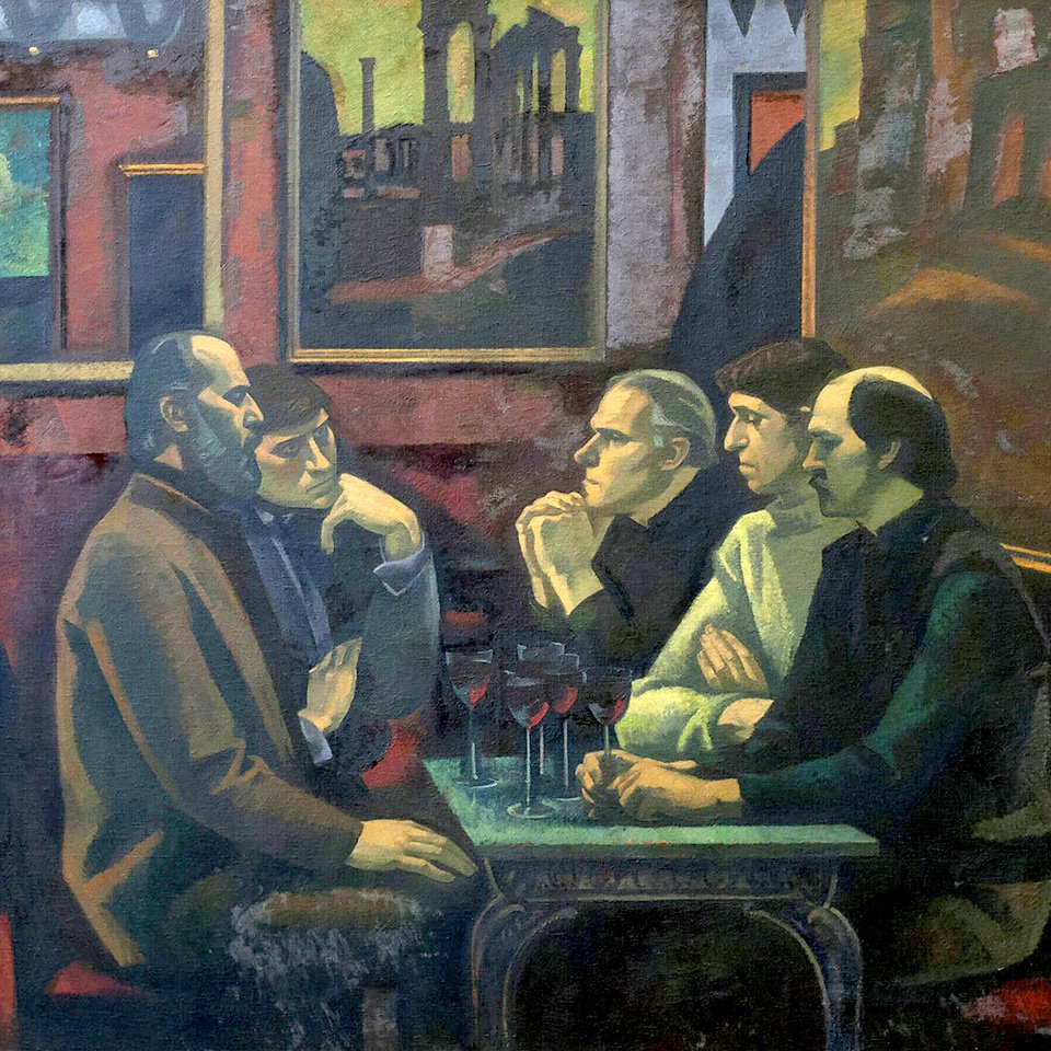 Виктор Иванов. «Кафе „Греко“». 1974. Фото: «Совком»