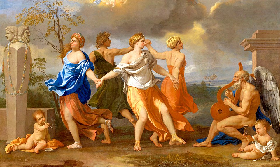 Никола Пуссен. «Танец под музыку времени». Около 1634–1636. Фото: The National Gallery, London