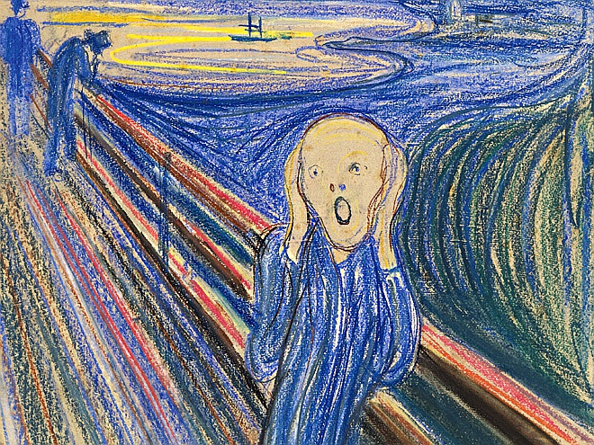 Мунк, «Крик», фейк | The Art Newspaper Russia — новости искусства