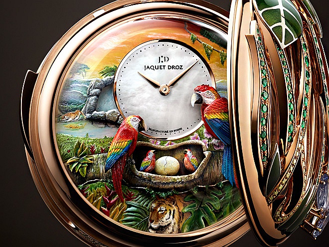 Jaquet droz parrot repeater pocket watch deals
