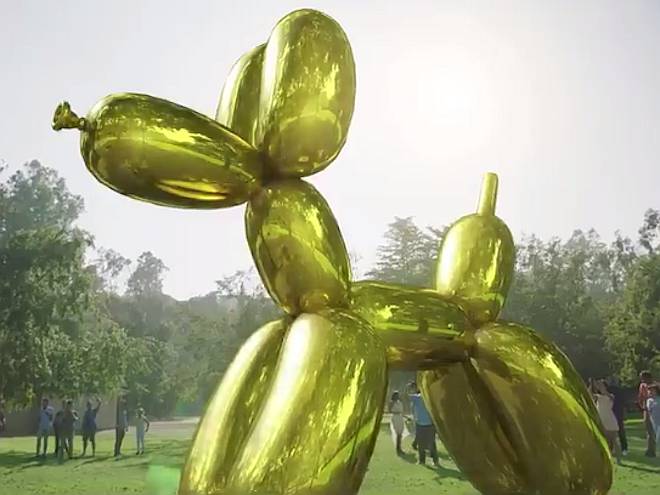 В Snapchat можно будет найти скульптуры Джеффа Кунса | The Art ...